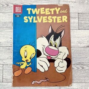 TWEETY AND SYLVESTER‎ 1957 DELL #16 -Comic Book - PLS SEE PICS FOR CONDITION